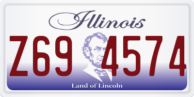 IL license plate Z694574