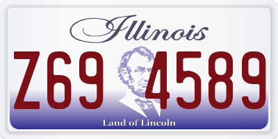 IL license plate Z694589
