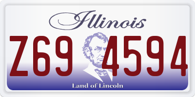 IL license plate Z694594
