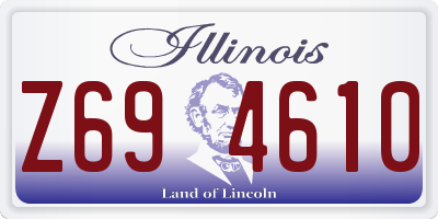 IL license plate Z694610