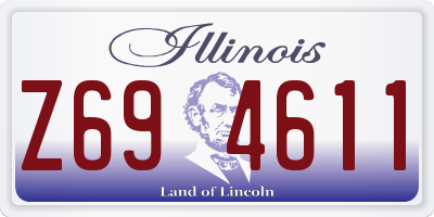 IL license plate Z694611