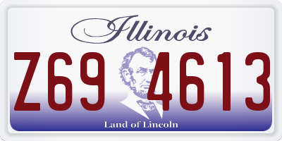 IL license plate Z694613