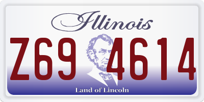 IL license plate Z694614