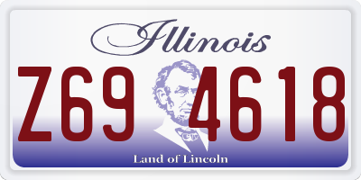 IL license plate Z694618