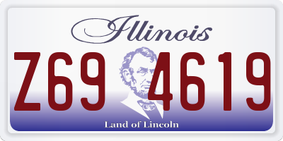 IL license plate Z694619