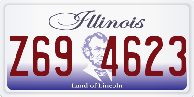 IL license plate Z694623