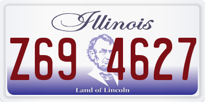 IL license plate Z694627