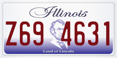 IL license plate Z694631