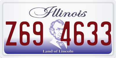 IL license plate Z694633