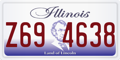 IL license plate Z694638