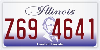 IL license plate Z694641