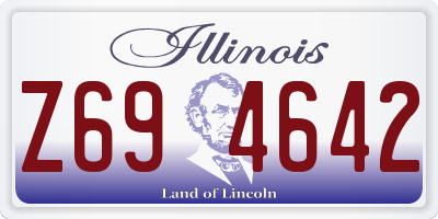IL license plate Z694642