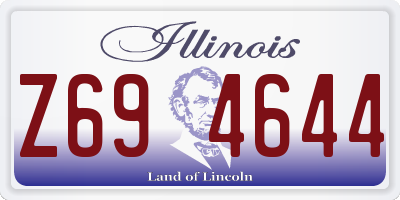IL license plate Z694644