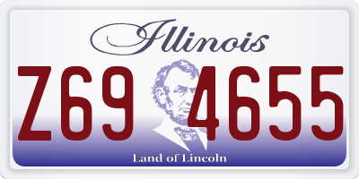 IL license plate Z694655