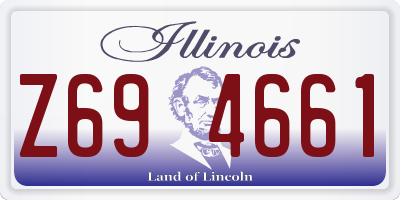 IL license plate Z694661