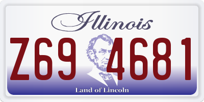 IL license plate Z694681