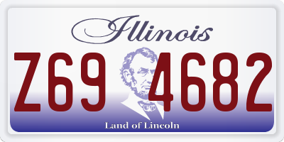 IL license plate Z694682