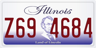 IL license plate Z694684