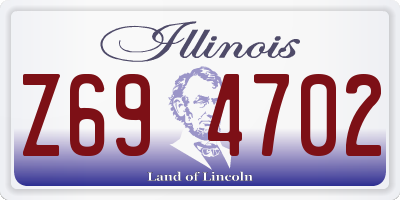 IL license plate Z694702
