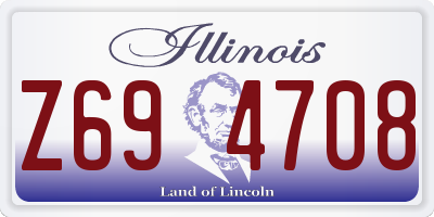 IL license plate Z694708