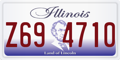 IL license plate Z694710