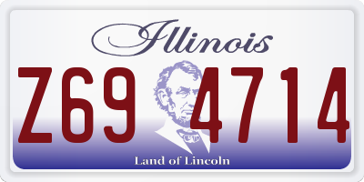IL license plate Z694714