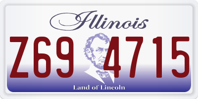 IL license plate Z694715