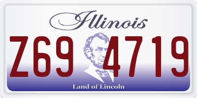 IL license plate Z694719