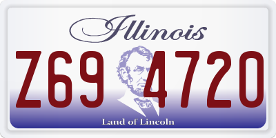 IL license plate Z694720