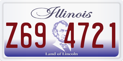 IL license plate Z694721