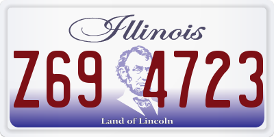 IL license plate Z694723