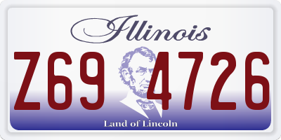 IL license plate Z694726