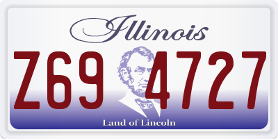 IL license plate Z694727