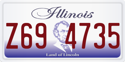 IL license plate Z694735