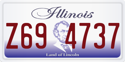 IL license plate Z694737