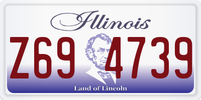 IL license plate Z694739