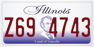 IL license plate Z694743