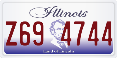 IL license plate Z694744