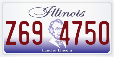 IL license plate Z694750