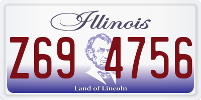 IL license plate Z694756