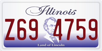 IL license plate Z694759