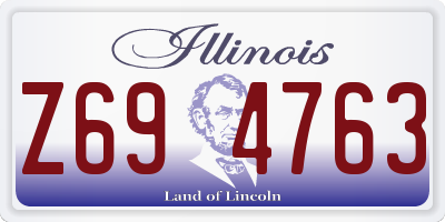 IL license plate Z694763