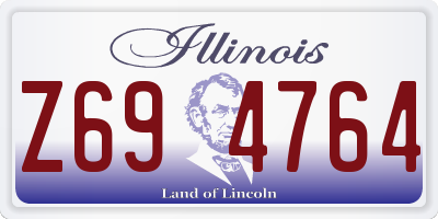 IL license plate Z694764