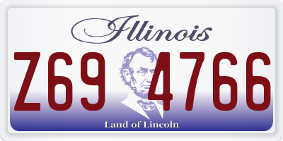 IL license plate Z694766