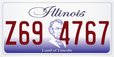 IL license plate Z694767