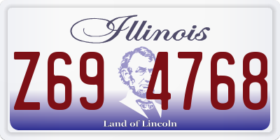 IL license plate Z694768
