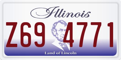 IL license plate Z694771