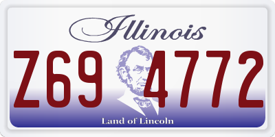 IL license plate Z694772