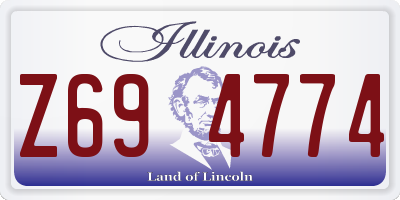 IL license plate Z694774