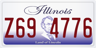 IL license plate Z694776